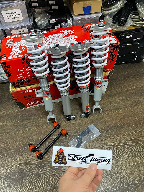 картинка Винтовая подвеска койловеры DWD Street для BMW 5 (F18) 2WD 2013+ магазин  StreetTuning 