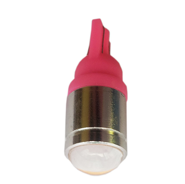 картинка Лампочка T10 линза розовая магазин  StreetTuning 