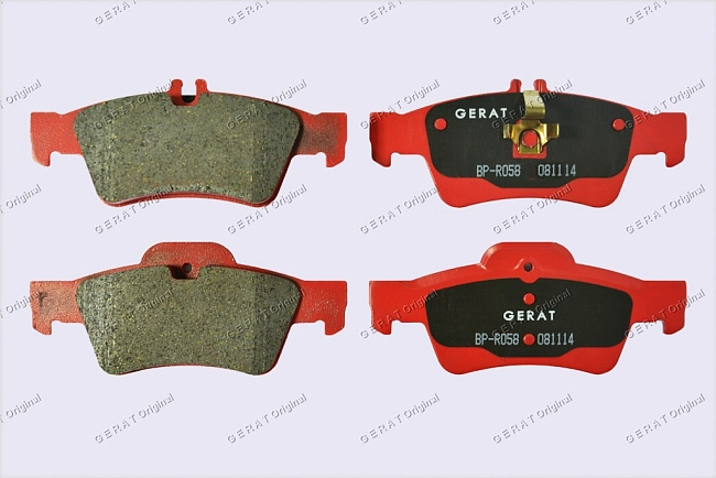картинка Задние тормозные колодки Gerat BP-R058 (Mercedes-Benz CL-Класс, CLS-Класс, E-Класс, S-Класс, SL-Класс) магазин  StreetTuning 