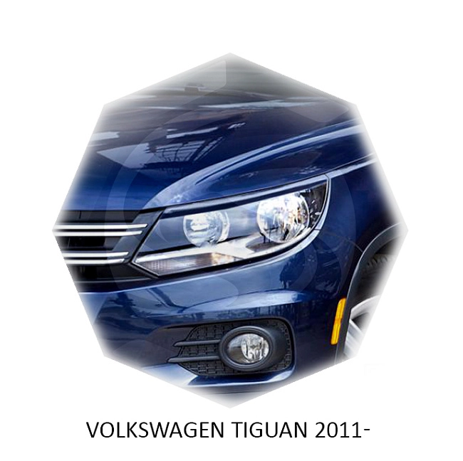 картинка Реснички на фары для  VOLKSWAGEN TIGUAN 2011-2016г магазин  StreetTuning 