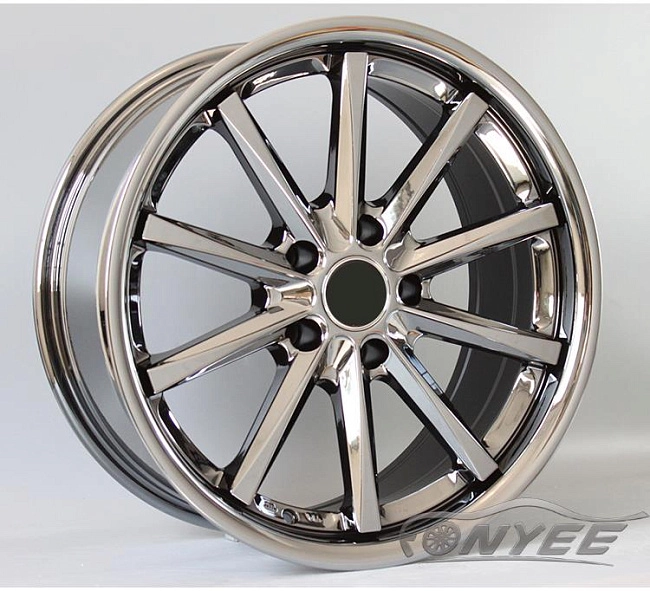 картинка Новые диски Vossen CV1 R18 5х120 ET15 J9 хром черный магазин  StreetTuning 
