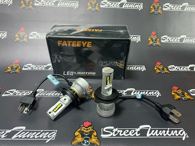 картинка Автомобильные светодиодные лампы FATEEYE F26 Led - H4 6500к магазин  StreetTuning 