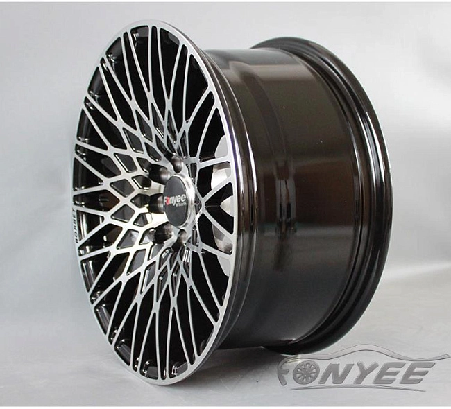 картинка Новые диски Borbet R16 4х100-108 J7,5 ET15 серебро + черный глянец магазин  StreetTuning 