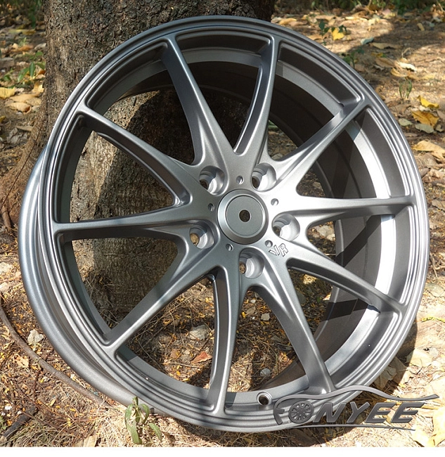 картинка Новые диски Rays G25 R17 4X100 ET40 J7 серебристо-серый матовый магазин  StreetTuning 