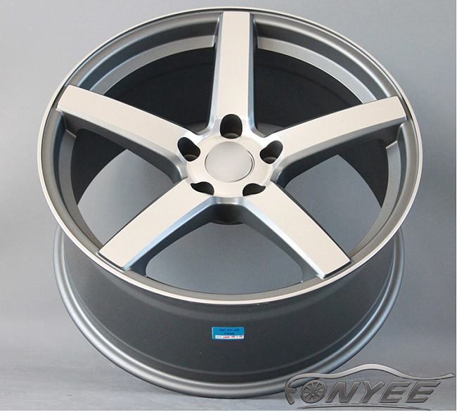 картинка Новые диски Vossen CV3 Replica R20 5X120 ET35 J9,5 серый мат + серебро магазин  StreetTuning 