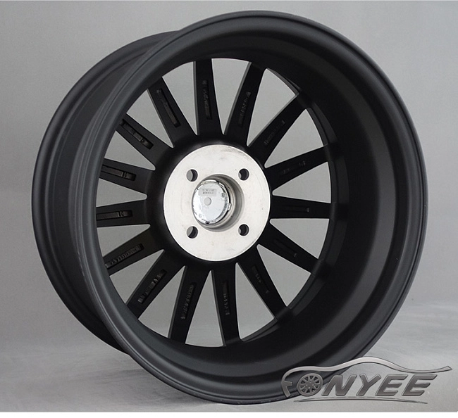 картинка Новые диски Vossen VFS2 Replica R16 4X100 ET35 J7 черный мат + серебро магазин  StreetTuning 