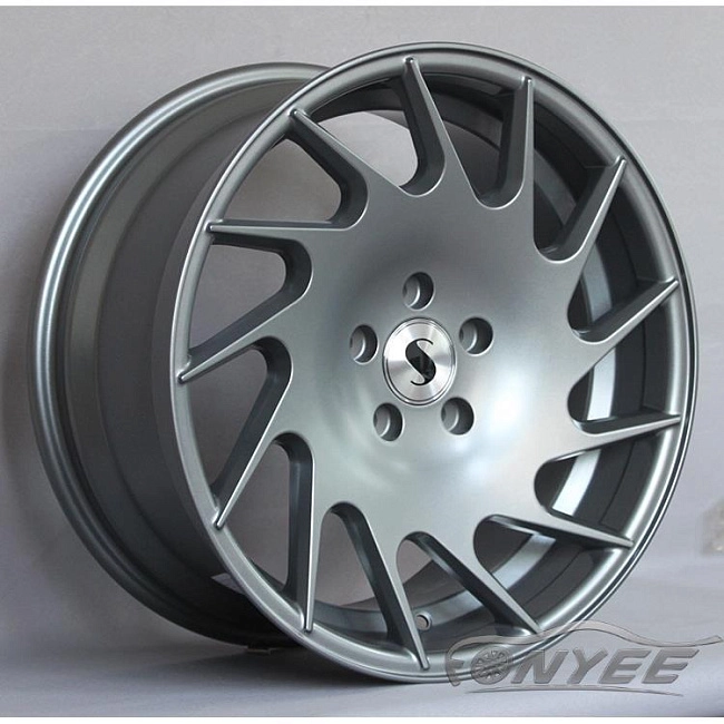 картинка Новые диски Vossen VLE1-R Replica R18 5X112 ET30 J8,5 серый мат магазин  StreetTuning 