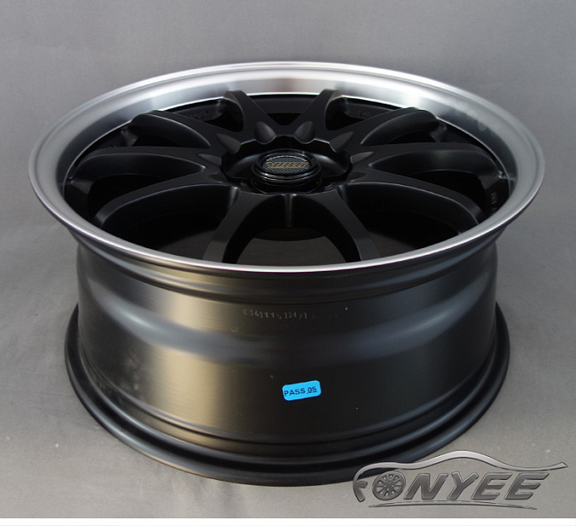 картинка Новые диски RAYS CE28N R17 4X100 ET35 J7,5 черный мат + полированная полка магазин  StreetTuning 