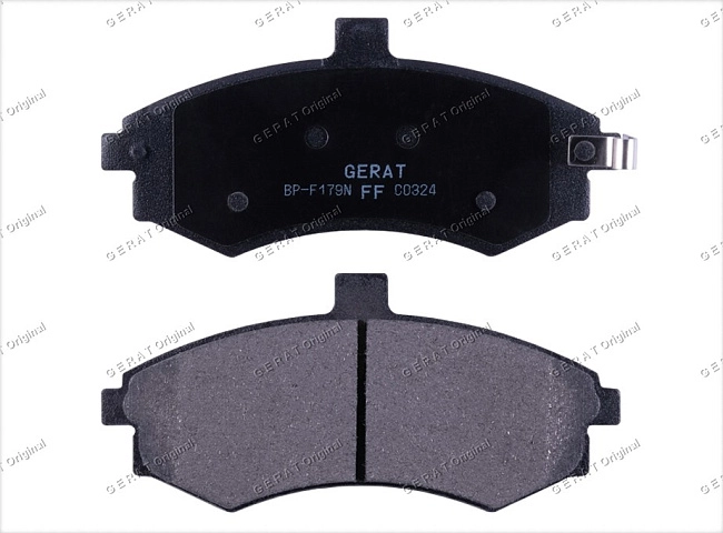 картинка Передние тормозные колодки Gerat BP-F179N (Hyundai Elantra, Sonata, 
Kia Cerato) магазин  StreetTuning 