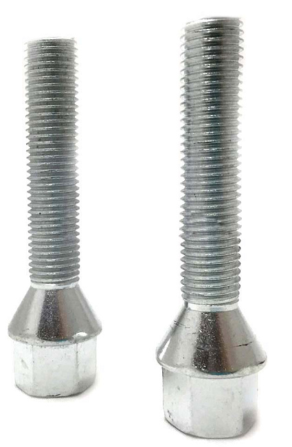 картинка Болт Starleks М14х1,25, высота 62 мм,конус, ключ 17мм, цинк (C17F62) магазин  StreetTuning 