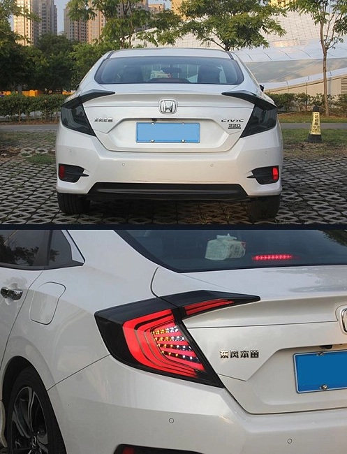 картинка Задние фары для Honda Civic 2014-2017 г вариант 2 магазин  StreetTuning 