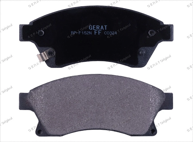 картинка Передние тормозные колодки Gerat BP-F152N (Chevrolet Cruze, Orlando/ 
Opel Astra) магазин  StreetTuning 