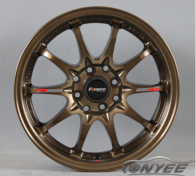 картинка Новые диски RAYS CE28N R17 4X114,3/4X100 ET38 J6,5 бронза + полированная бронза магазин  StreetTuning 