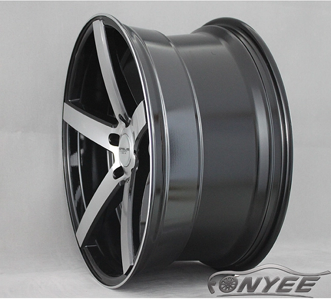 картинка Новые диски Vossen CV3 Replica R20 5X114,3 ET35 J8,5 черный глянец + серебро магазин  StreetTuning 