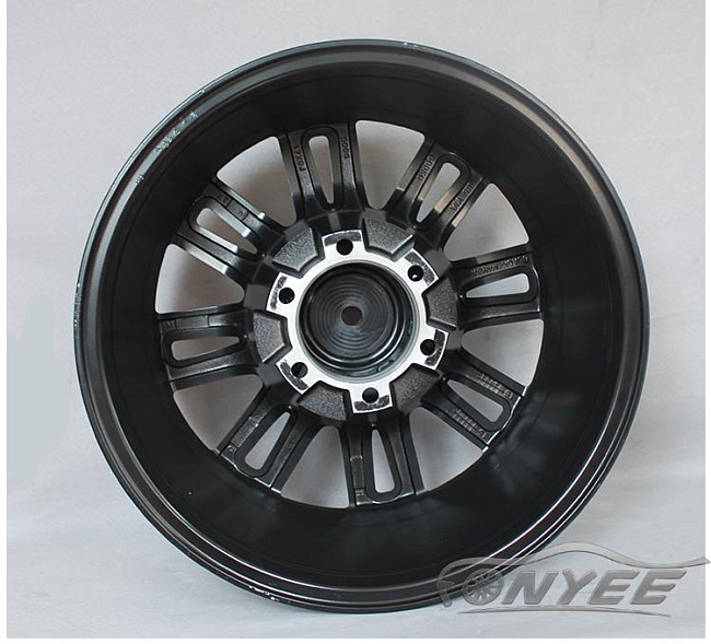 картинка Новые диски Powcan модель 2 R17 J9 ET0 6x139,7 черный мат магазин  StreetTuning 