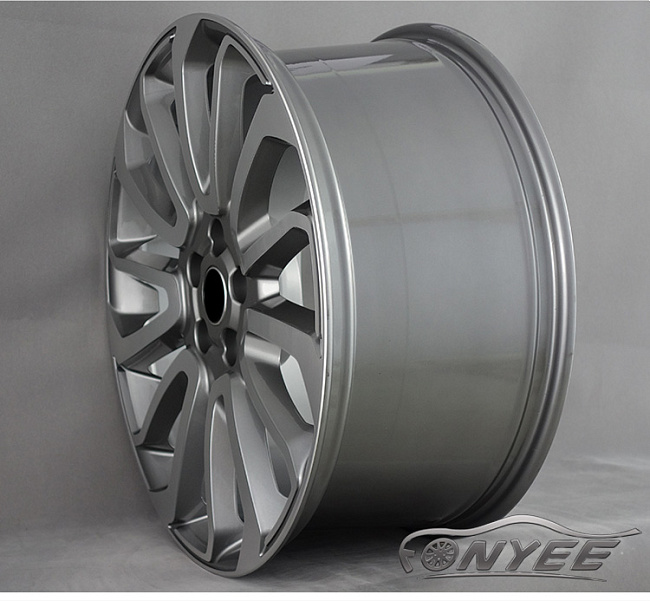 картинка Новые диски Range Rover Autobiography Wheels HSE Sport R21 5x120 ET49 J9,5 серый глянец + серебро магазин  StreetTuning 