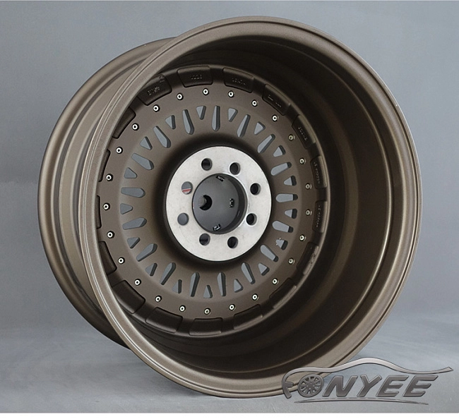картинка Новые диски BBS RS R16 4X100/4X108 ET25 J8,5 темно золотой глянец + золотые болтики + полированная полка магазин  StreetTuning 