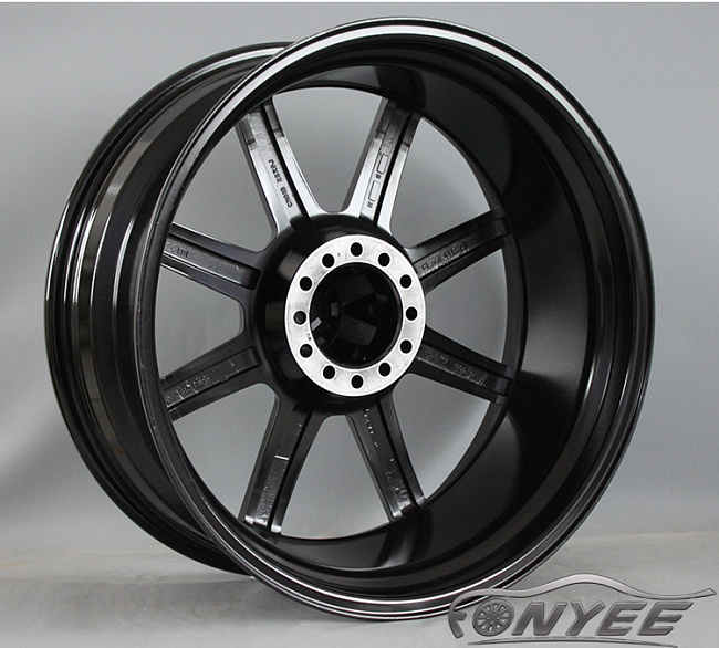 картинка Новые диски Mudder Xtreme XM-304 R22 6x139,7/135 ET0 J9 черный глянец + серебро магазин  StreetTuning 