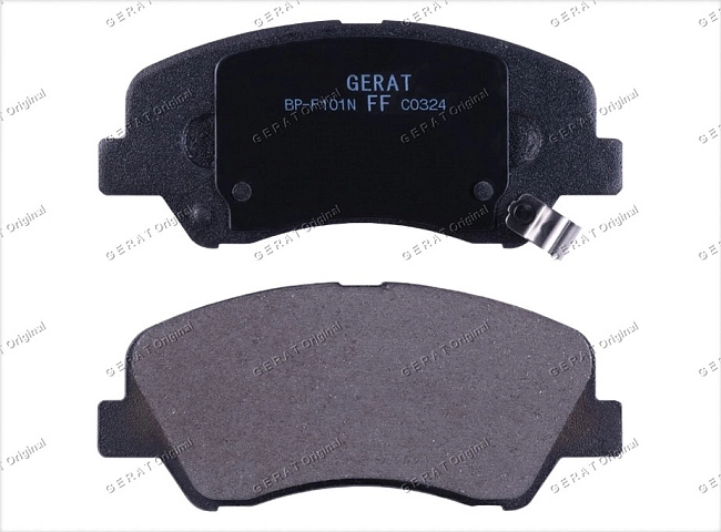 картинка Передние тормозные колодки Gerat BP-F101N (Huyndai Avante, Elantra, Veloster) магазин  StreetTuning 