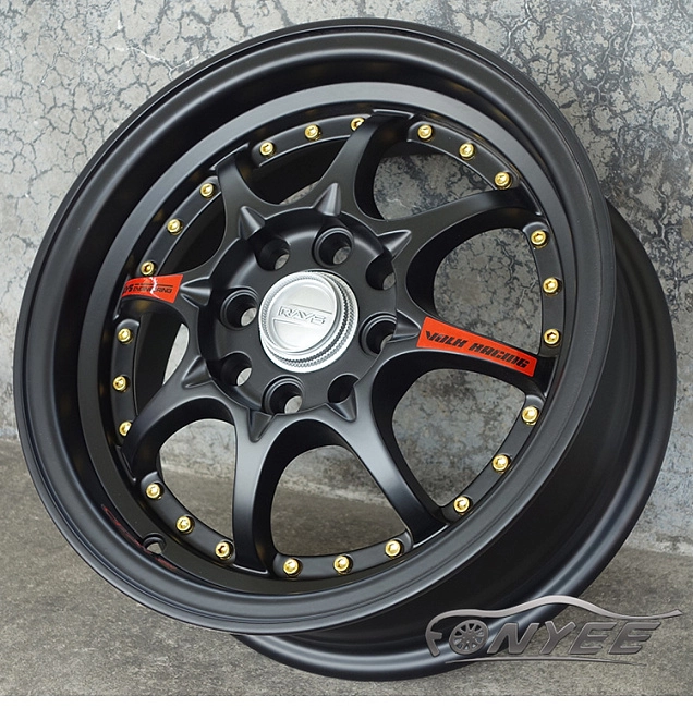 картинка Новые диски RAYS CE28SL R14 4X100/4X110 ET40 J5,5 черные + полированная полка магазин  StreetTuning 