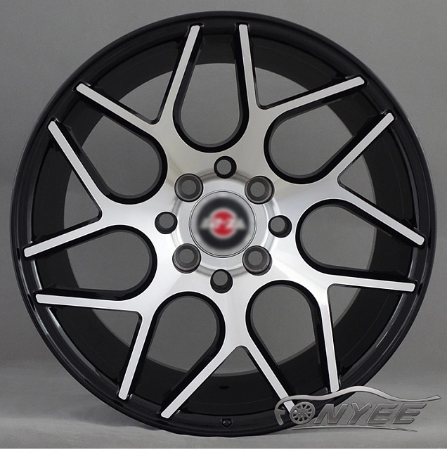 картинка Новые диски Vossen VPS-315T R15 4X100/4X114,3 ET25 J8 черный + серебро магазин  StreetTuning 