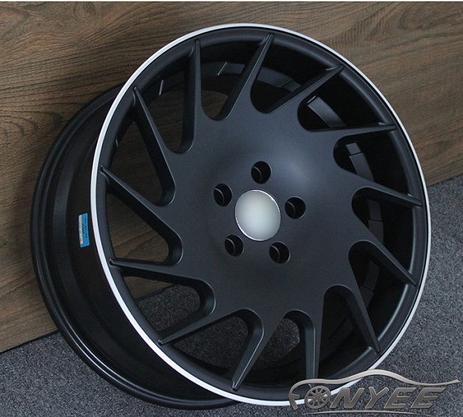 картинка Новые диски Vossen VLE1-L Replica R18 4X100 ET38 J8,5 черный мат + серебро магазин  StreetTuning 
