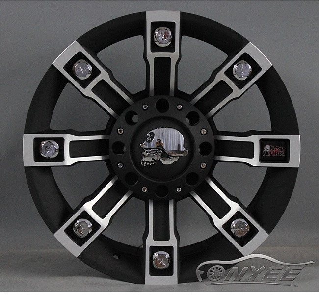 картинка Новые диски Metal Mulisha Series 13 R20 5X150-5X139,7 ET0 J9 черный мат + серебро магазин  StreetTuning 