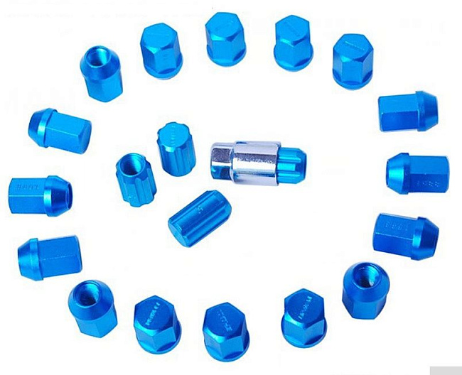 картинка Комплект гаек EPMAN RACING RS, синие М12 х 1.5 магазин  StreetTuning 