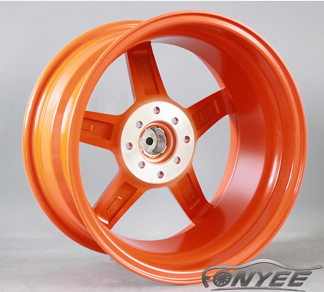 картинка Новые диски Vossen CV3 Replica R16 4X114,3/4X100 ET25 J8 оранжевый глянец магазин  StreetTuning 