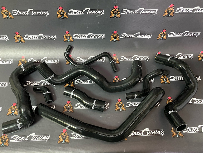 картинка Патрубки системы охлаждения StreetTuning для Mini Cooper R56, черные 8 шт магазин  StreetTuning 