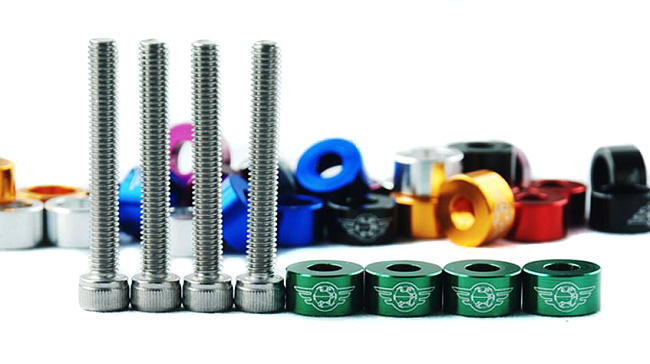 картинка Болты Epman для VTEC соленоида на Honda, зеленые магазин  StreetTuning 