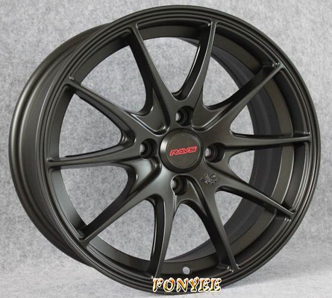 картинка Новые диски Rays G25 R15 4X114,3 ET38 J6,5 черные матовые магазин  StreetTuning 