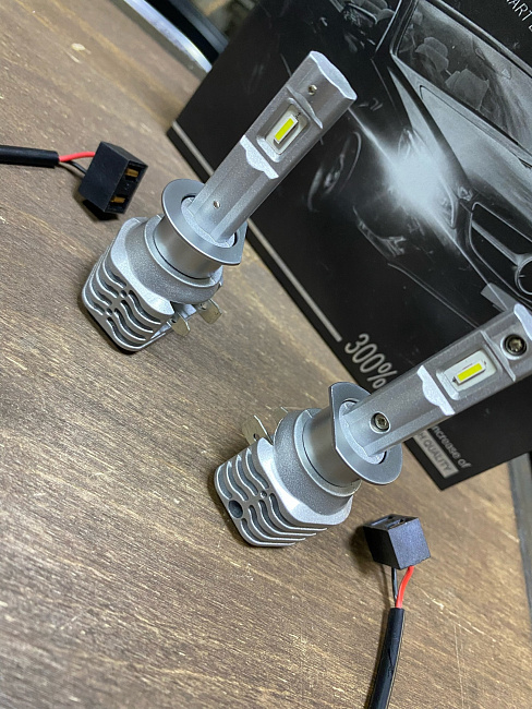 картинка Светодиодные лампы Sanvi Smart Led - H1 5500к, комплект 2 шт магазин  StreetTuning 