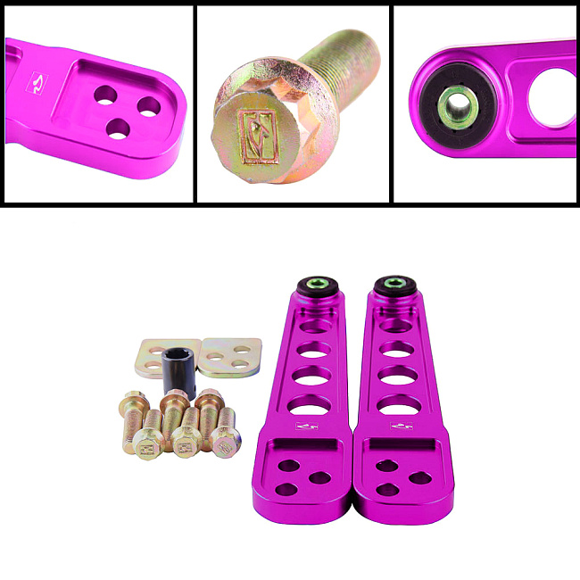 картинка Задние нижние рычаги Epman для Honda Civic 01-05 SI 02-05 Ep3, фиолетовые магазин  StreetTuning 