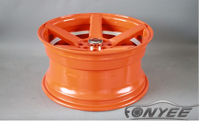 картинка Новые диски Vossen CV3 Replica R16 4X114,3/4X100 ET25 J8 оранжевый глянец магазин  StreetTuning 