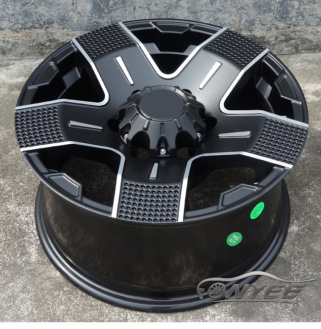 картинка Новые диски HB wheels R16 6X139,7 ET10 J8 черный мат магазин  StreetTuning 