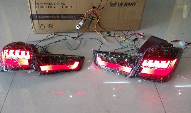картинка Задние фары для Mitsubishi ASX/OUT Lander Sports 2010-2015 магазин  StreetTuning 