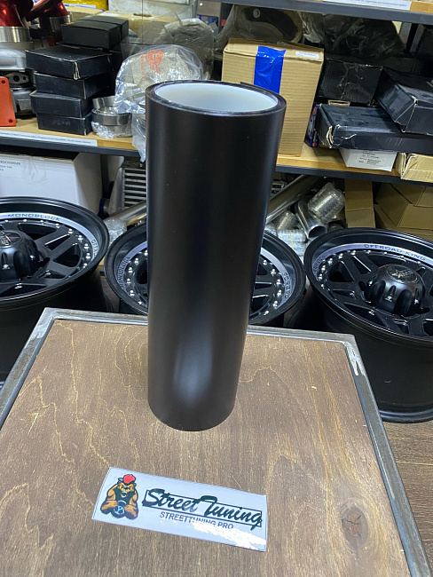 картинка Защитная полиуретановая пленка Carbins для фар PPF черная, матовая магазин  StreetTuning 