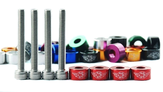 картинка Болты Epman для VTEC соленоида на Honda, красные магазин  StreetTuning 