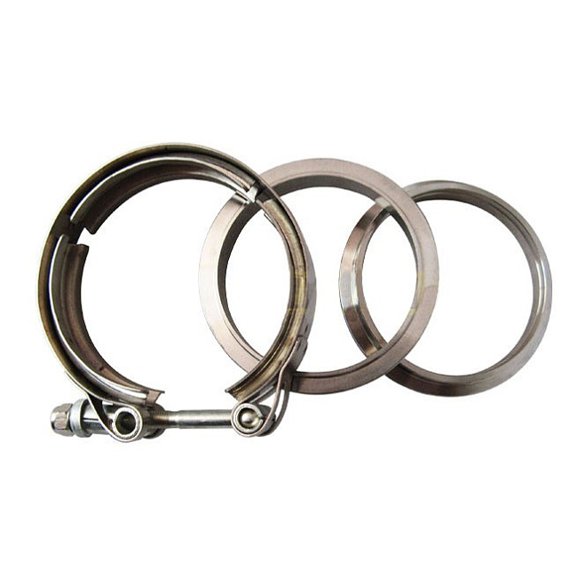 картинка Хомут V-Band  3.5 дюйма, фланцы 89 мм магазин  StreetTuning 