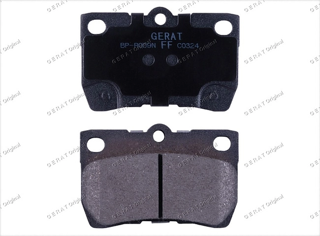 картинка Задние тормозные колодки Gerat BP-R009N (Lexus GS300, GS350, GS430, GS450h, GS460, IS200, IS250, IS350/ 
Toyota Crown, Mark X) магазин  StreetTuning 