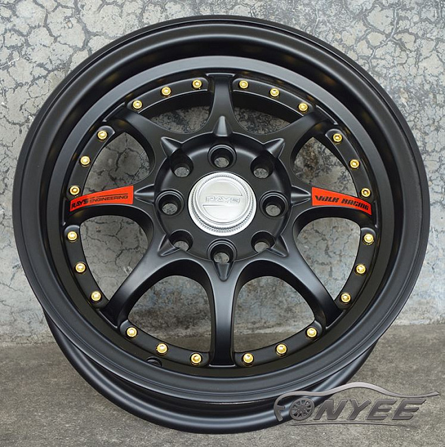 картинка Новые диски RAYS CE28SL R14 4X100/4X110 ET40 J5,5 черные + полированная полка магазин  StreetTuning 