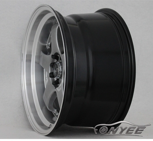 картинка Новые диски JNC 017 R17 5X114,3-5X100 ET20 J9 серый глянец + полированная полка магазин  StreetTuning 
