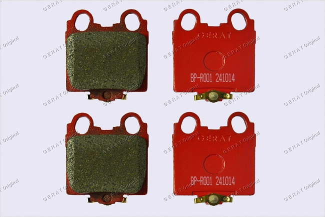 картинка Задние тормозные колодки Gerat BP-R001 (Lexus GS300, GS400, GS430, IS300, SC430/
Toyota Altezza, Aristo, Crown, Soarer, Verossa) магазин  StreetTuning 