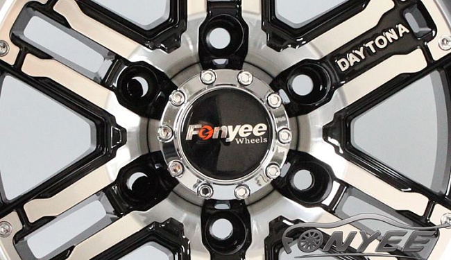 картинка Новые диски RAYS DAYTONA FDX-J R16 6x139,7 ET-20 J8 черные + серебро магазин  StreetTuning 