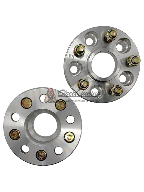 картинка Проставка Starleks 25 мм 5x108 12x1.5 цо 63,4 Silver магазин  StreetTuning 