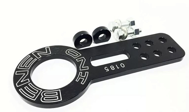 картинка Буксировочная петля Benen черная, передняя магазин  StreetTuning 