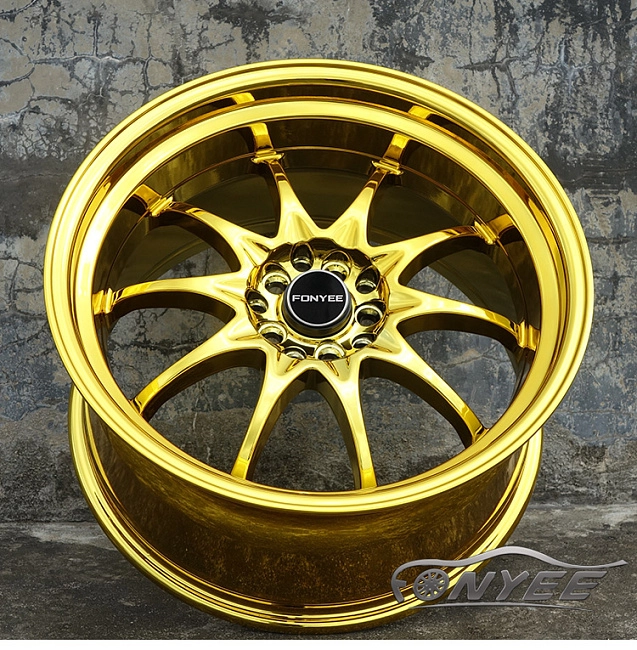 картинка Новые диски Rays CE28 R18 5x100-5x114,3 ET22 J10,5 золотой хром магазин  StreetTuning 