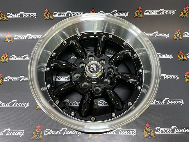 картинка Новые диски Watanabe R13 J7 ET(-7) 4x100/114.3 Black + Silver магазин  StreetTuning 