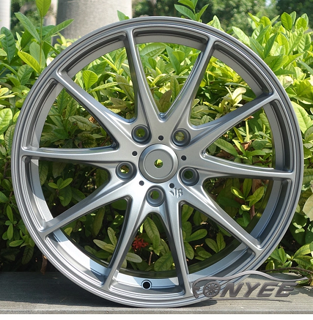 картинка Новые диски Rays G25 R17 4X100 ET40 J7 серебристо-серый матовый магазин  StreetTuning 